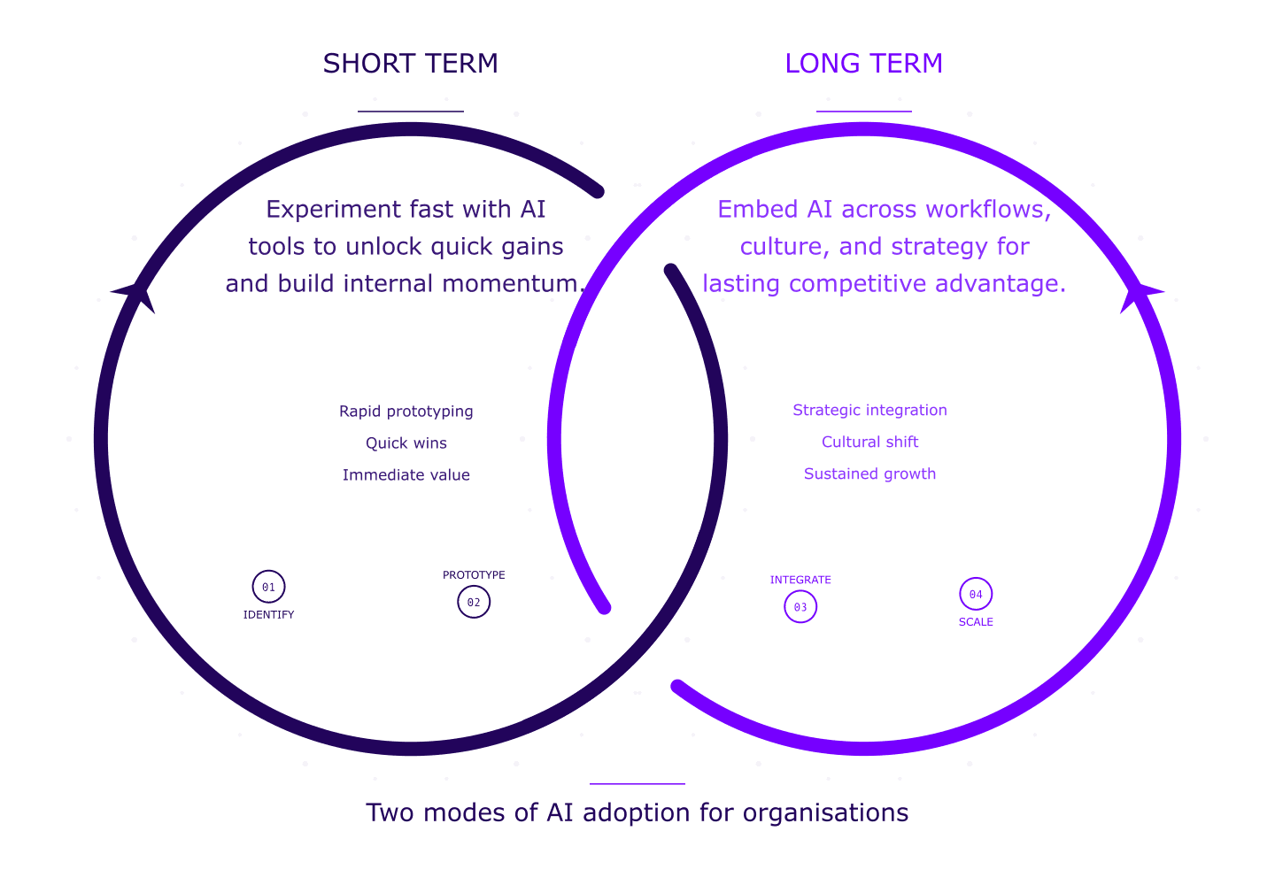 Two modes of AI adoption for organisations